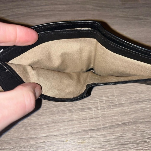 Black Leather Wallet - Picture 5 of 6